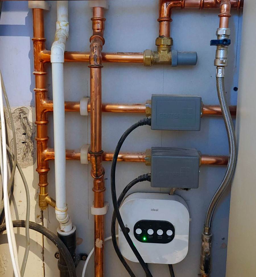 Professional pipework installation