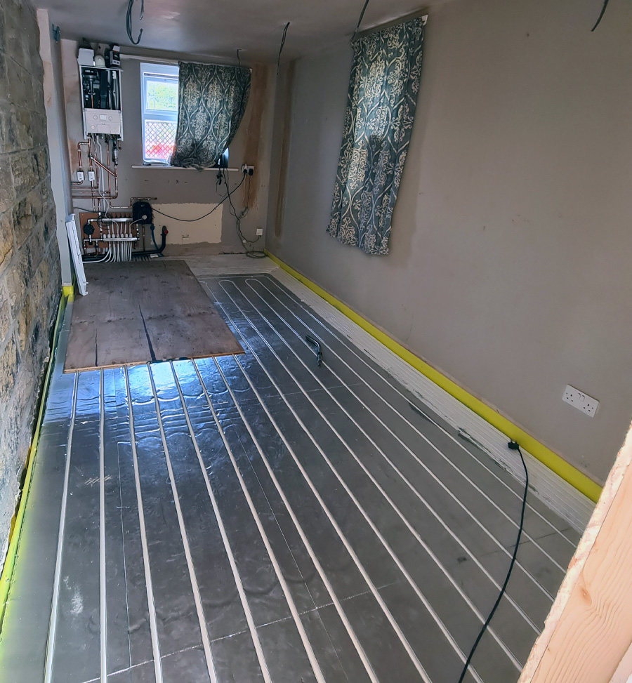 Warrior Plumbing and Heating installation